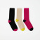 Набор из 3 пар носков, цвет бежевый