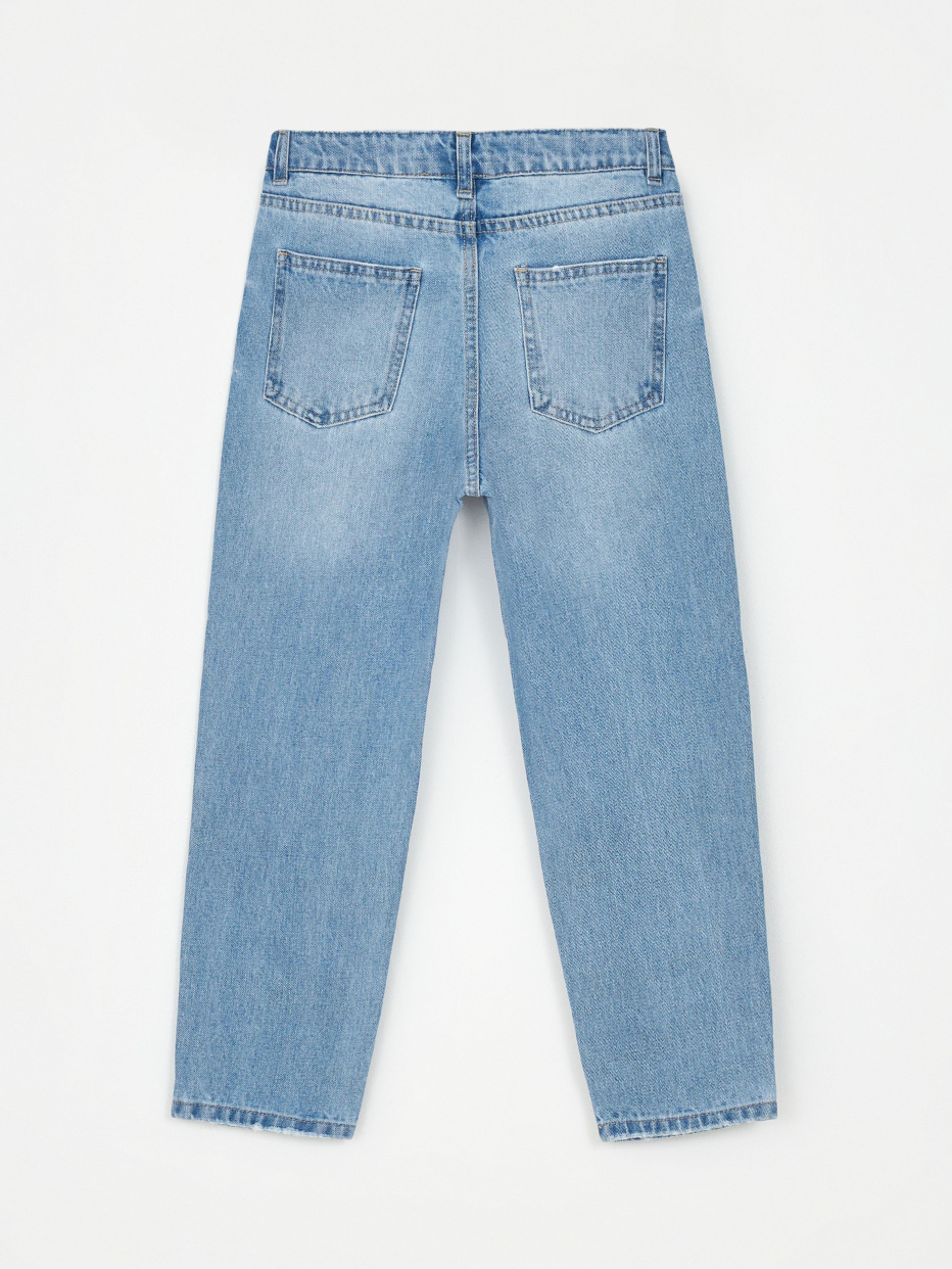 Рваные джинсы Relaxed fit с принтом для мальчиков, фото - 4