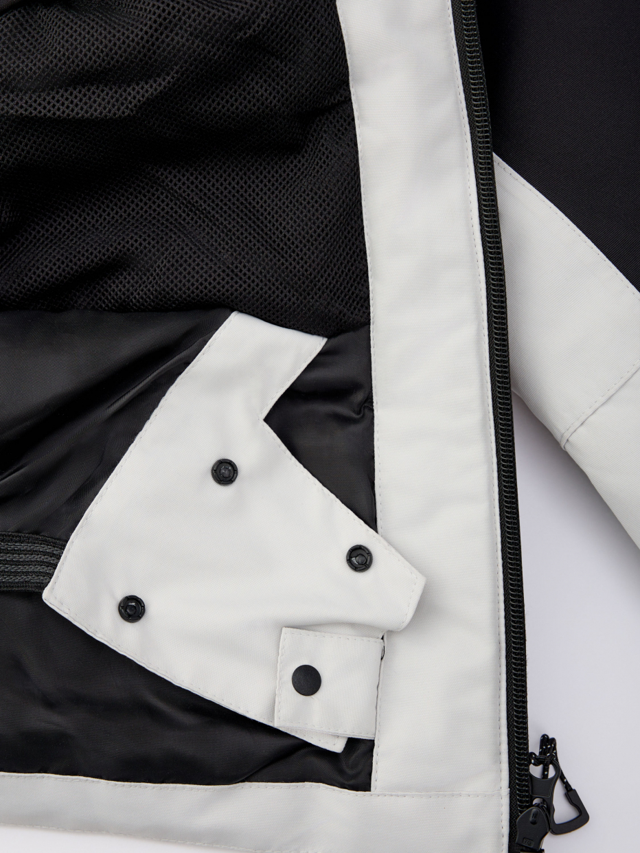 Горнолыжная куртка из технологичной мембраны с лямками детская, фото - 8