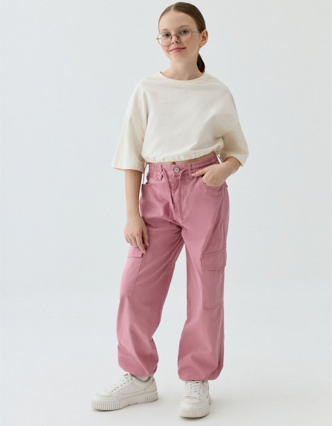 Заказать Детские cпортивные брюки Леггинсы с логотипом Little Girls  Essential Sportswear Adidas, цвет - cерый, по цене 3 300 рублей на  марке