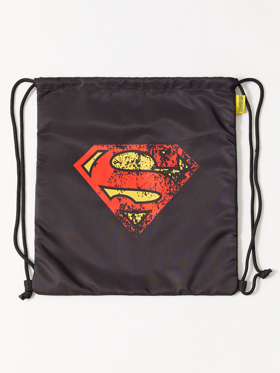Детская сумка-мешок детская с принтом Superman, фото - 3