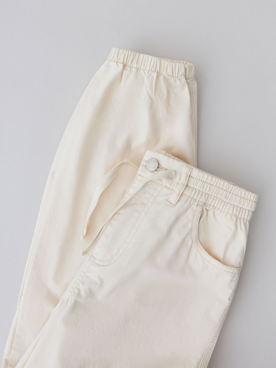 Хлопковые брюки карго для девочек, фото - 5