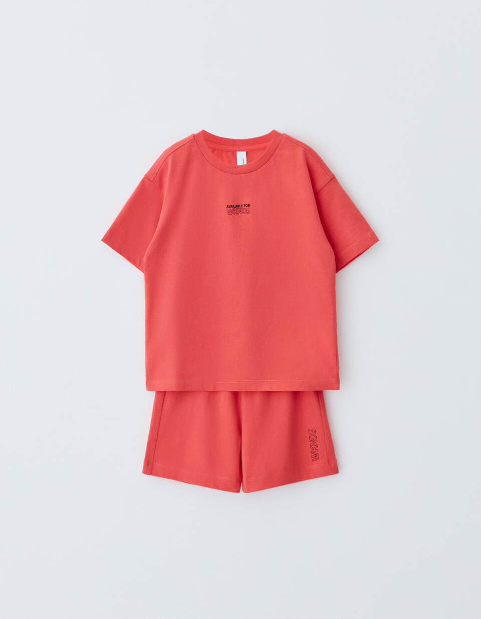 Комплект из футболки и шорт детский комплект из двух предметов футболки и шорт 3 мес 60 см оранжевый