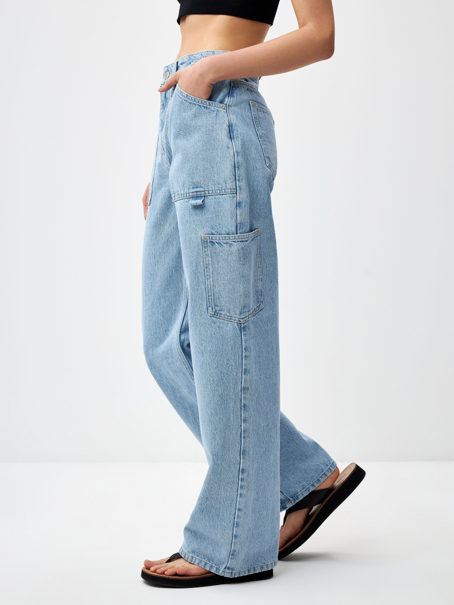 Широкие джинсы карго, фото - 3