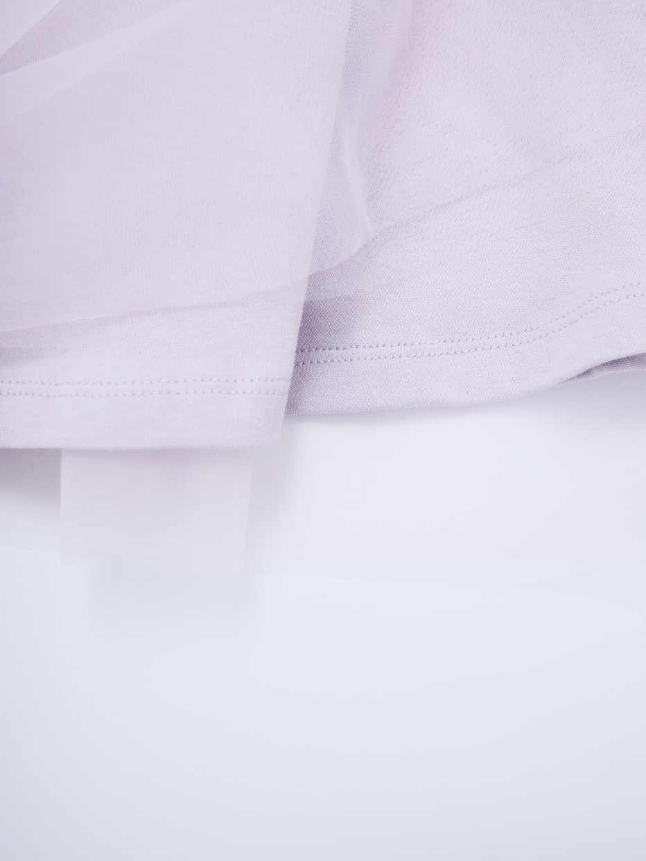 Платье с юбкой из сетки для девочек, фото - 4