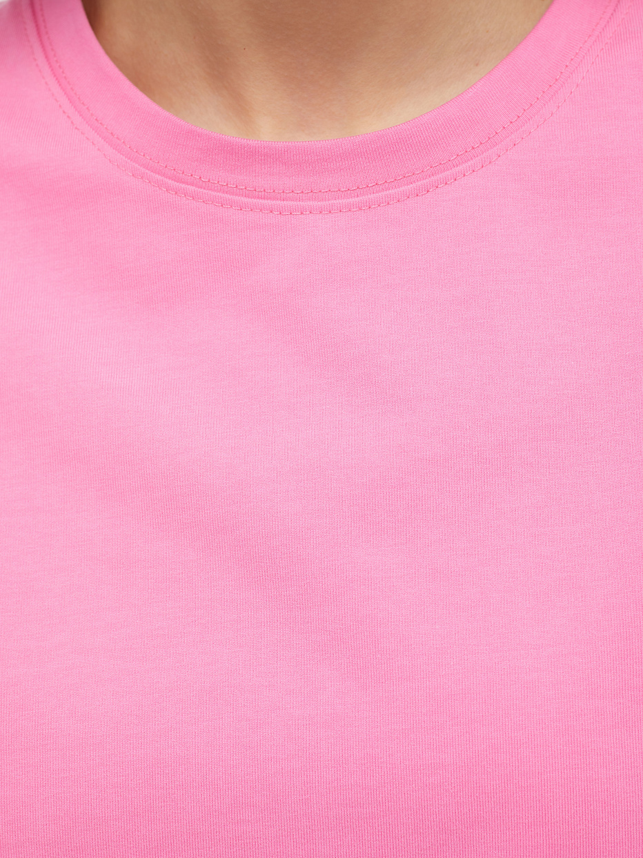 Базовая футболка прямого кроя, фото - 4