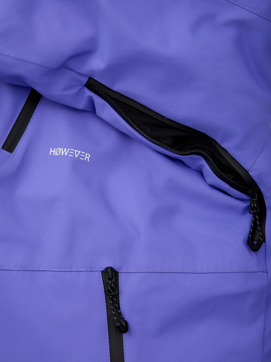Горнолыжная куртка из технологичной мембраны с лямками для девочек, фото - 17