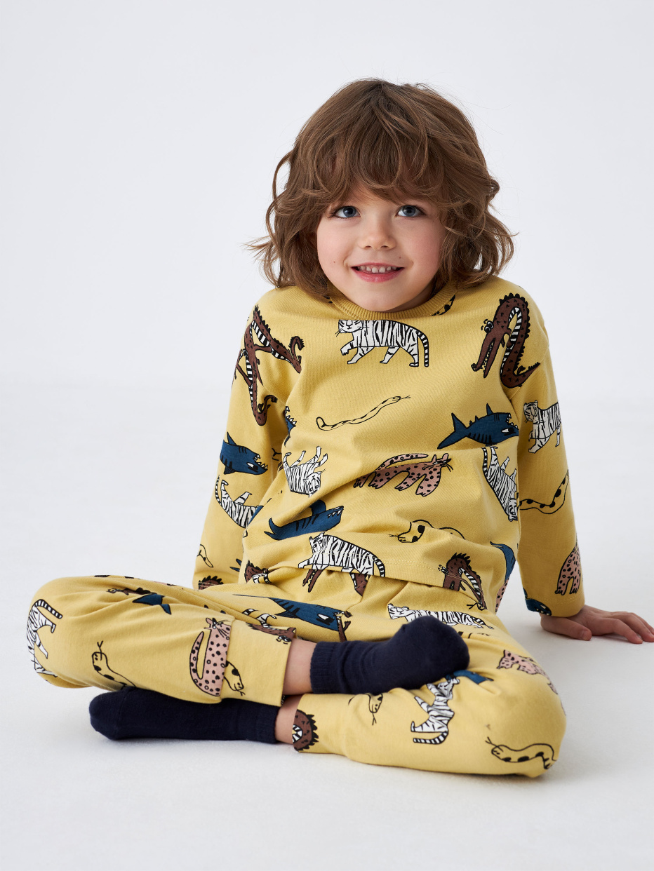 Пижама с принтом для мальчиков, фото - 8