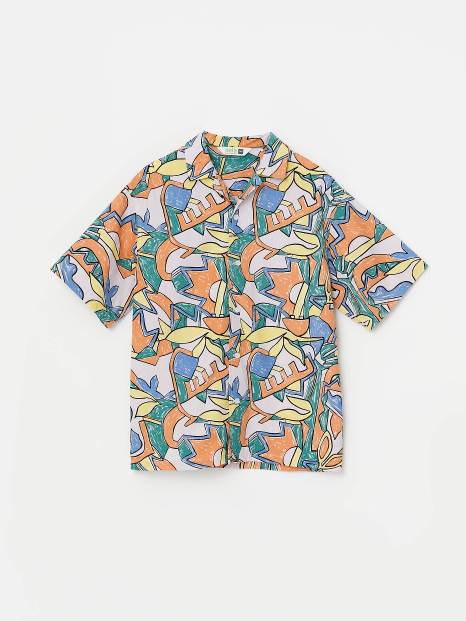 Гавайская рубашка с принтом для мальчиков, фото - 2