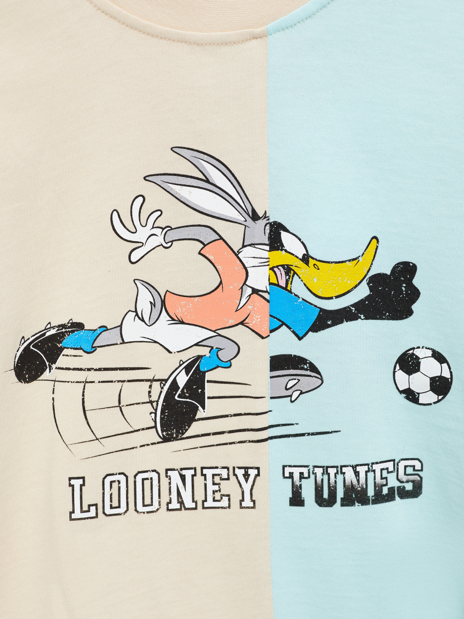 Футболка с принтом Looney Tunes для мальчиков, фото - 5