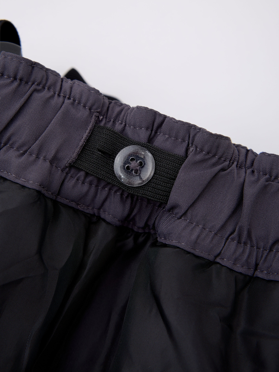 Утепленные брюки из технологичной мембраны для девочек, фото - 7