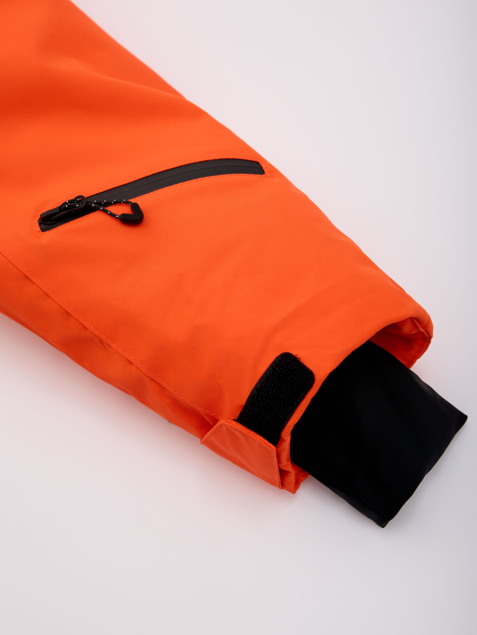 Горнолыжная куртка из технологичной мембраны с лямками для девочек, фото - 9