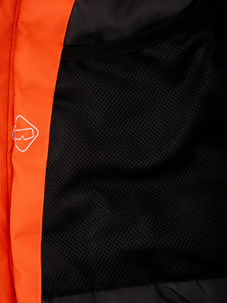 Горнолыжная куртка из технологичной мембраны с лямками для девочек, фото - 10