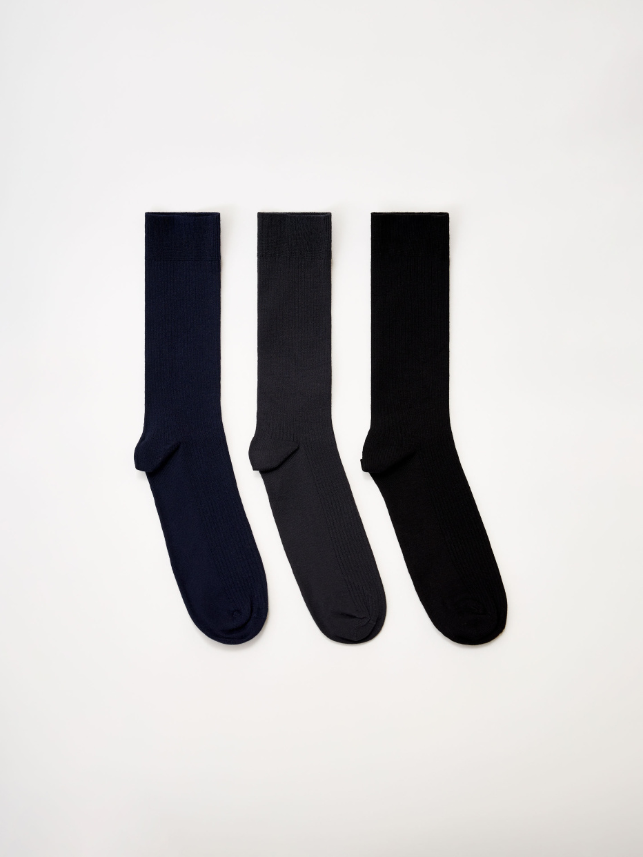 Набор из 3 пар носков в рубчик, фото - 1