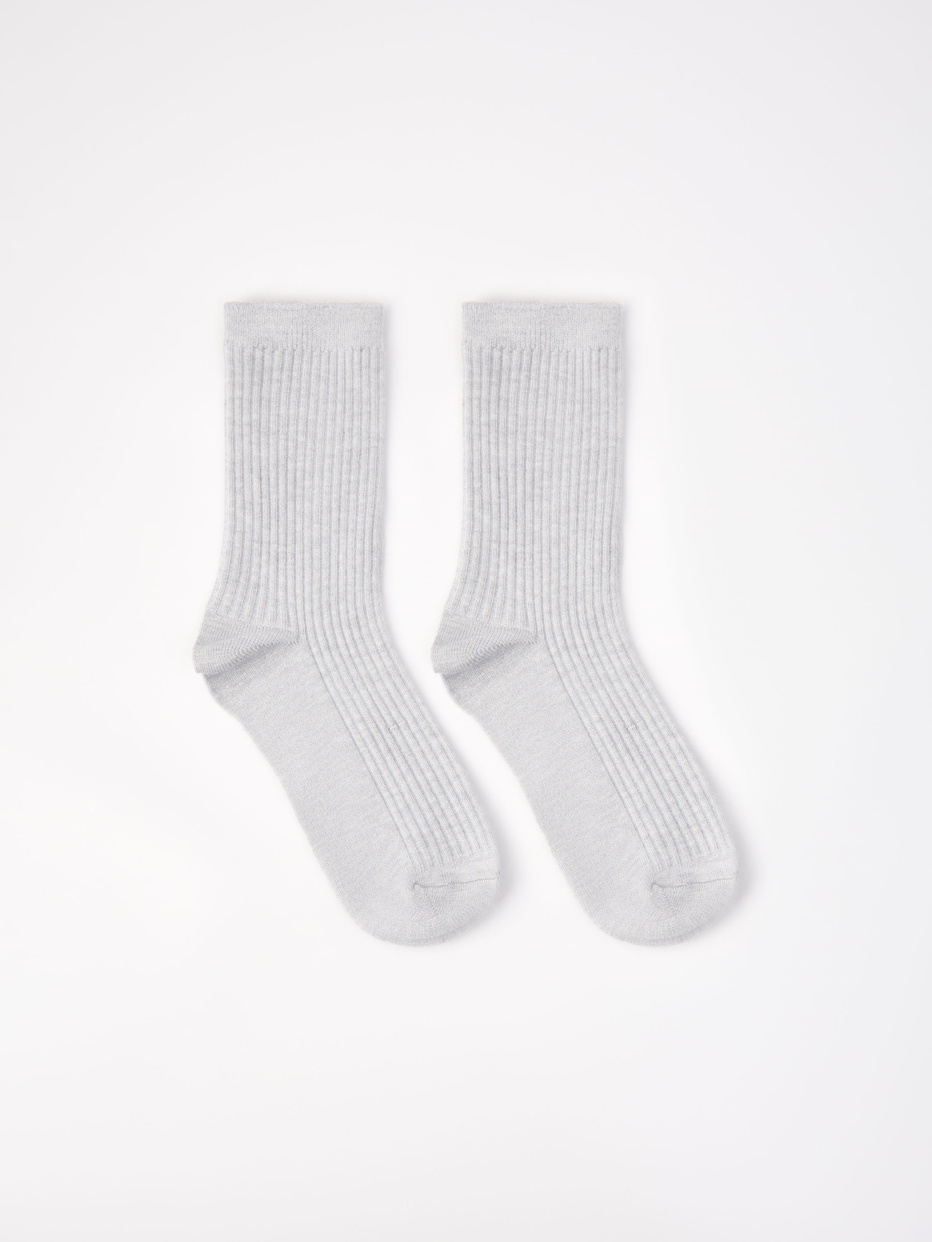 Высокие вязаные носки, фото - 1