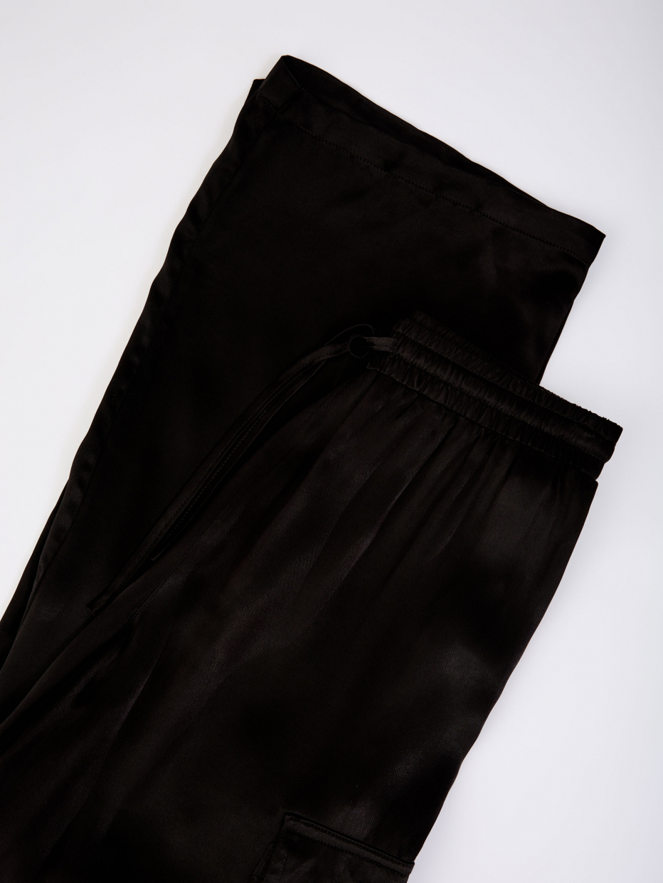 Широкие брюки карго для девочек, фото - 3