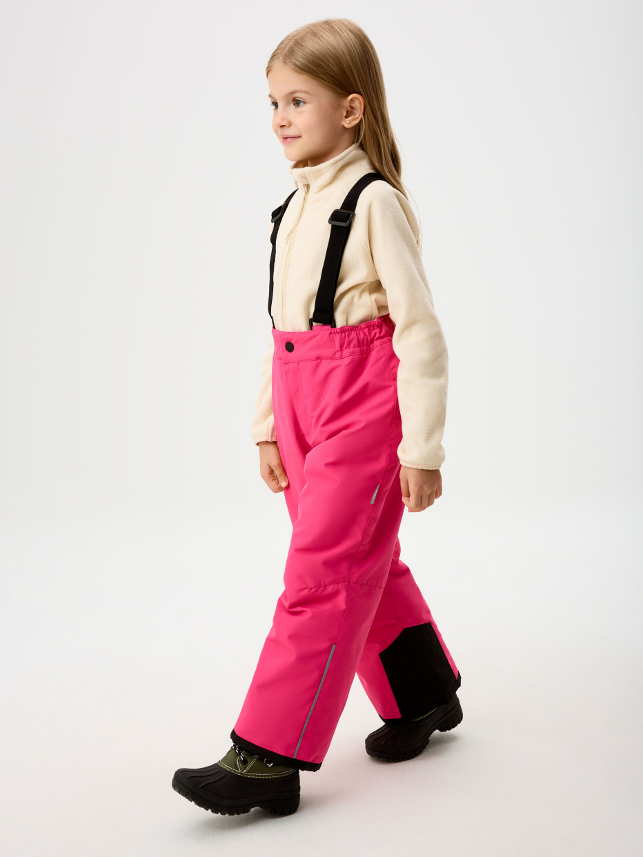  Утепленные брюки из технологичной мембраны для девочек, фото - 3