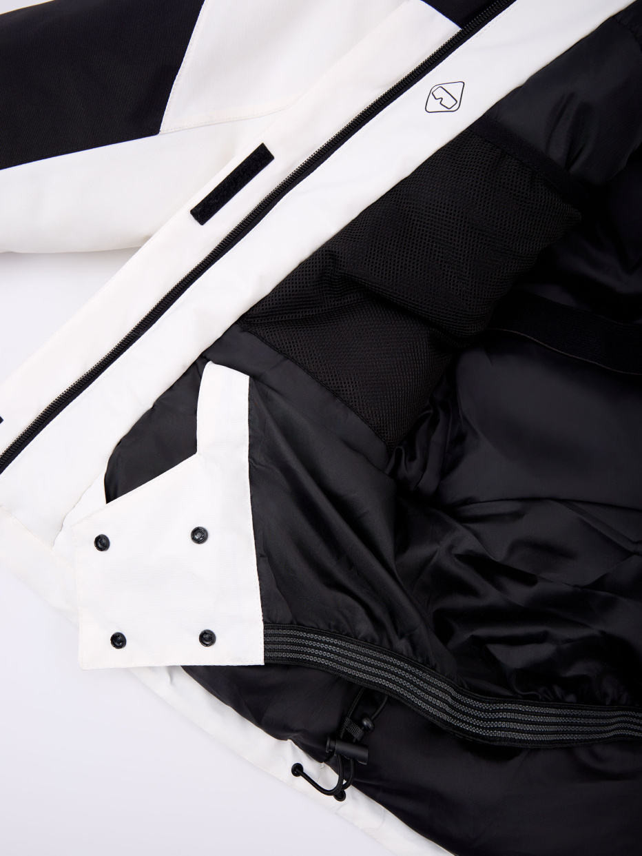 Горнолыжная куртка из технологичной мембраны с лямками для девочек, фото - 13