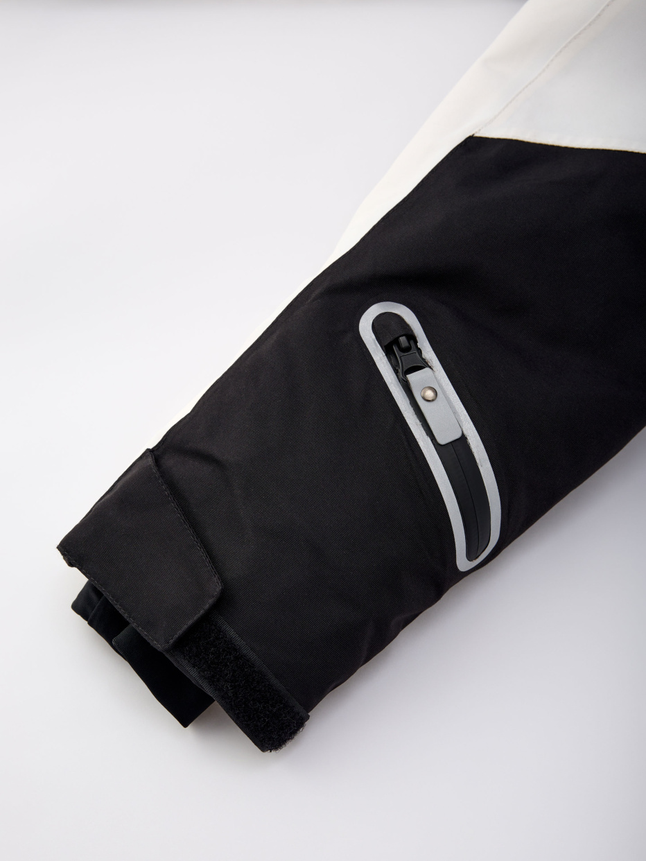 Горнолыжная куртка из технологичной мембраны с лямками для девочек, фото - 21