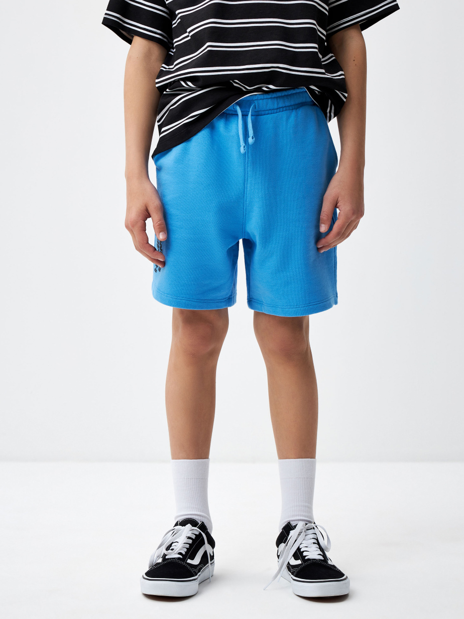 Трикотажные шорты с принтом для мальчиков, фото - 2