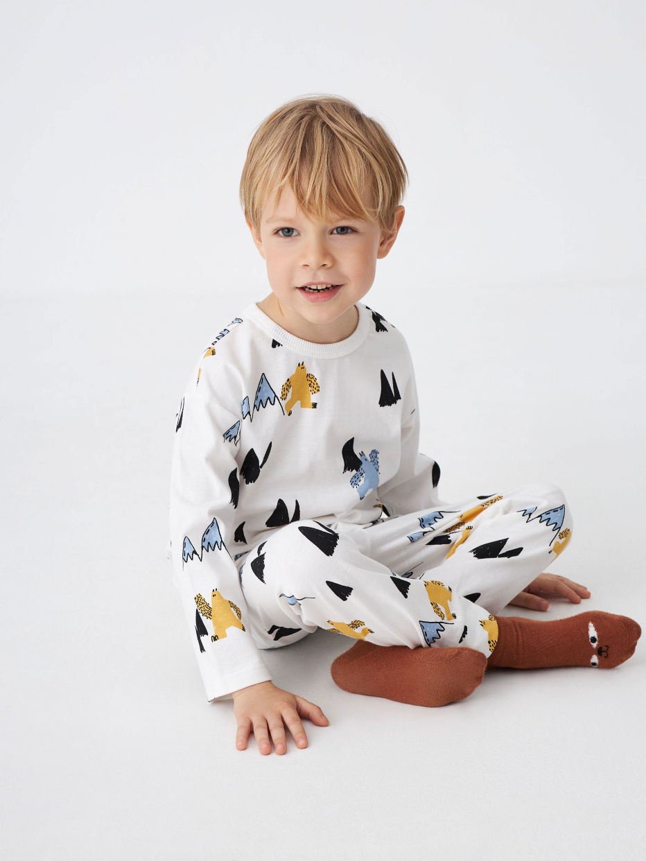 Пижама с принтом для мальчиков, фото - 7