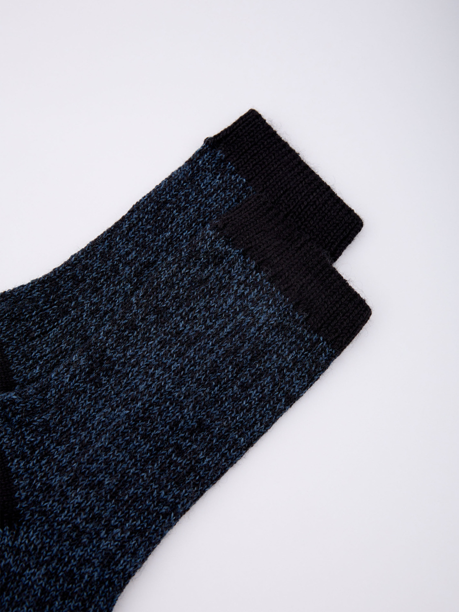 Вязаные носки шерстяные для мальчиков, фото - 2