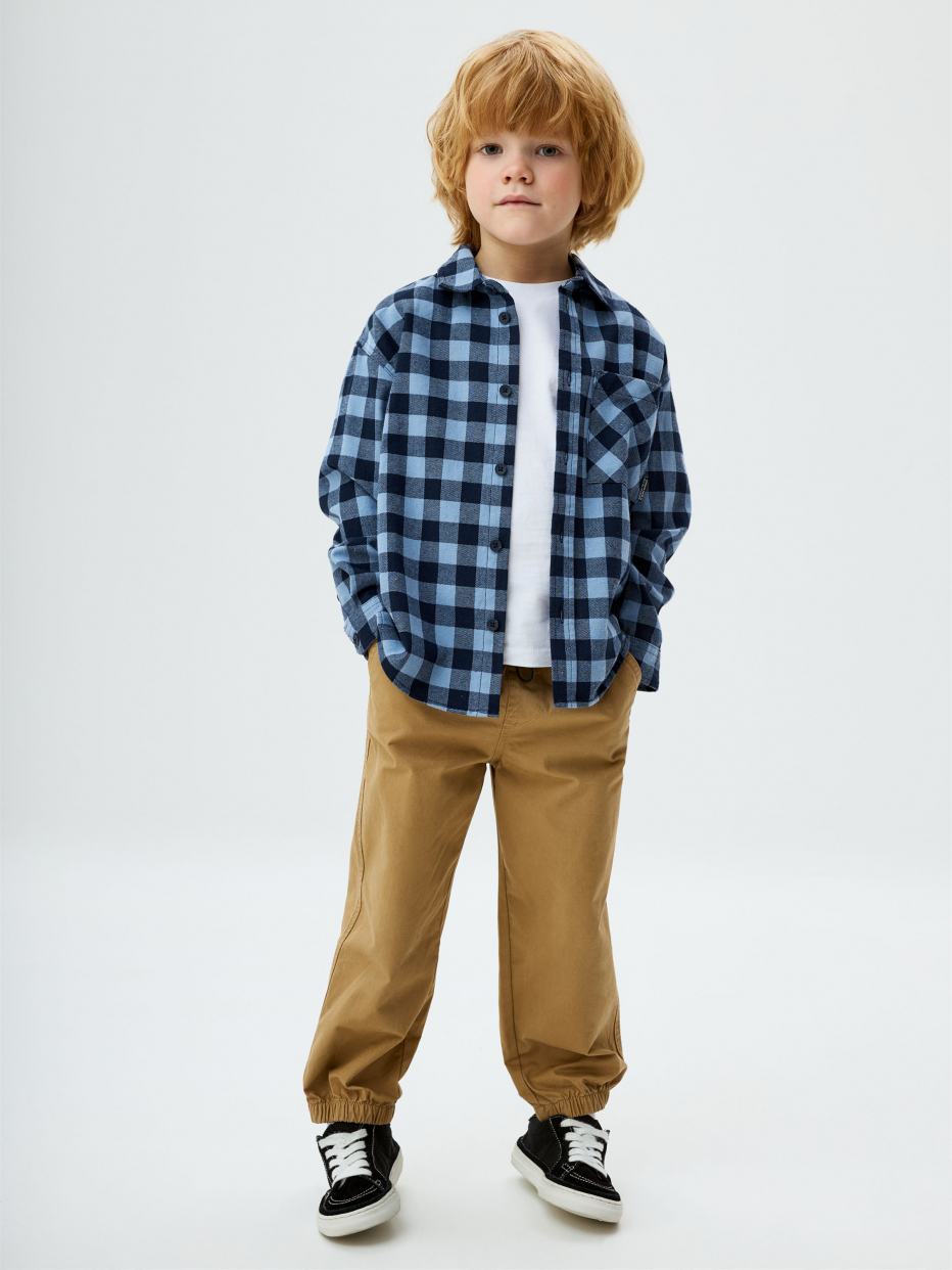 Хлопковые брюки для мальчиков, фото - 1