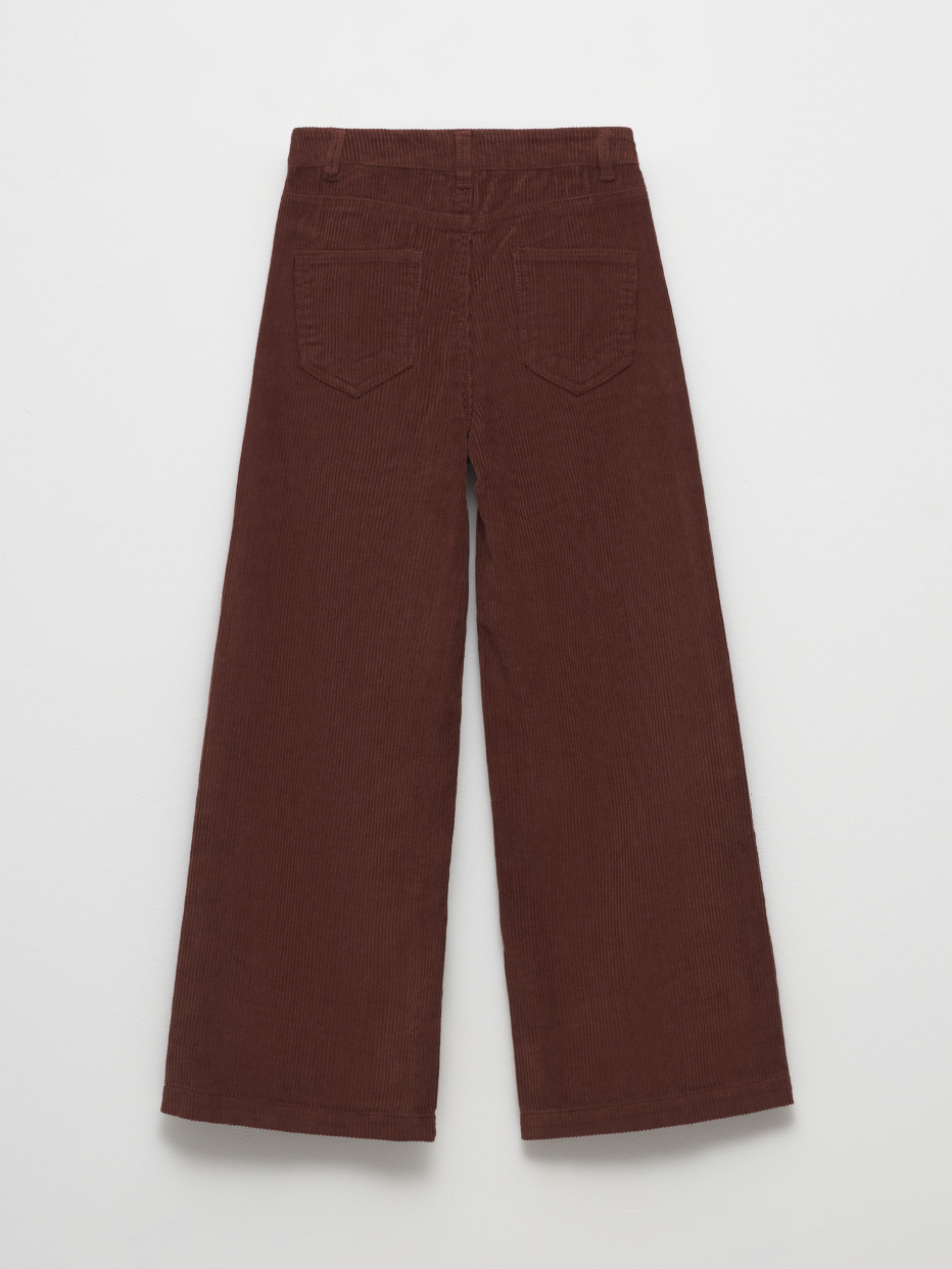Широкие вельветовые брюки для девочек, фото - 3