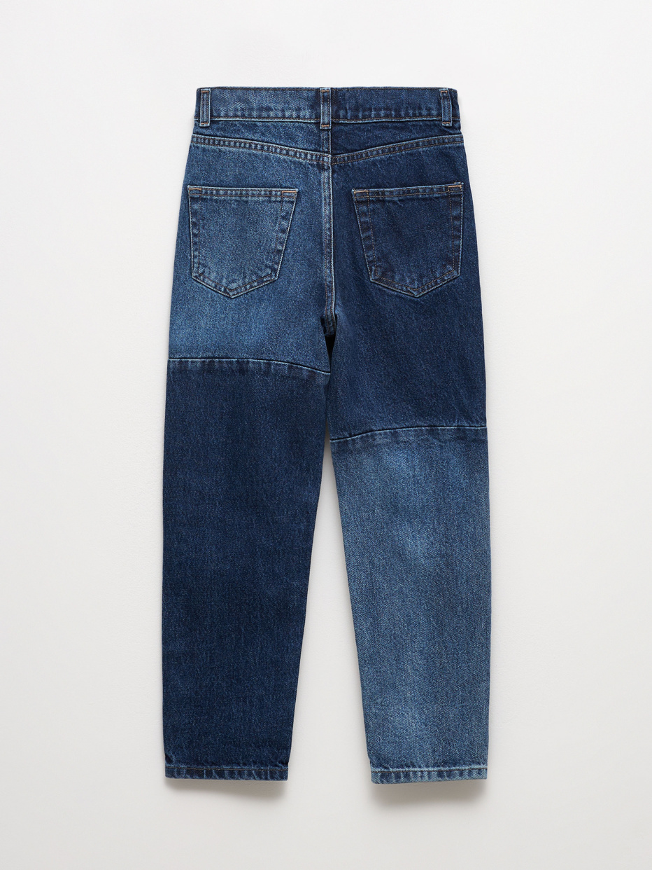 Прямые джинсы пэчворк для мальчиков, фото - 4