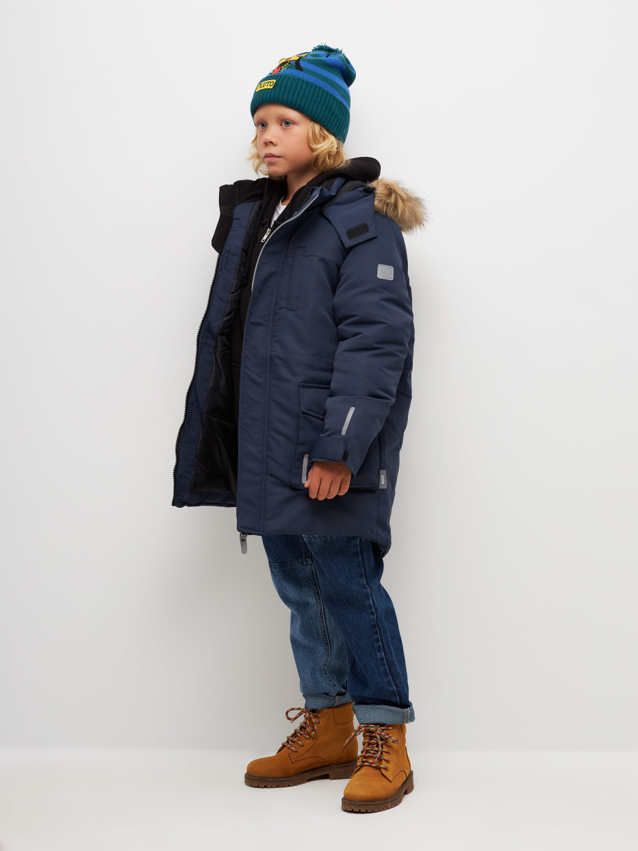 Зимняя куртка с капюшоном для мальчика, фото - 6