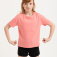 Базовая футболка для девочек, цвет розовый