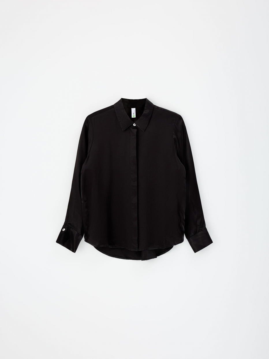 Черная блузка для девочек, фото - 3