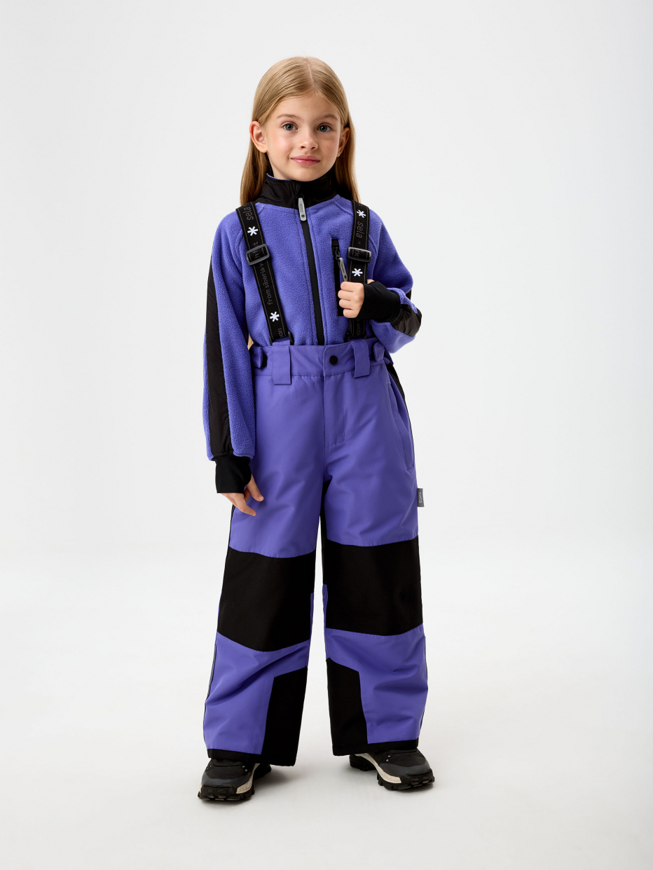 Утепленные брюки из коллекции sela х I'm Siberian для девочек, фото - 1
