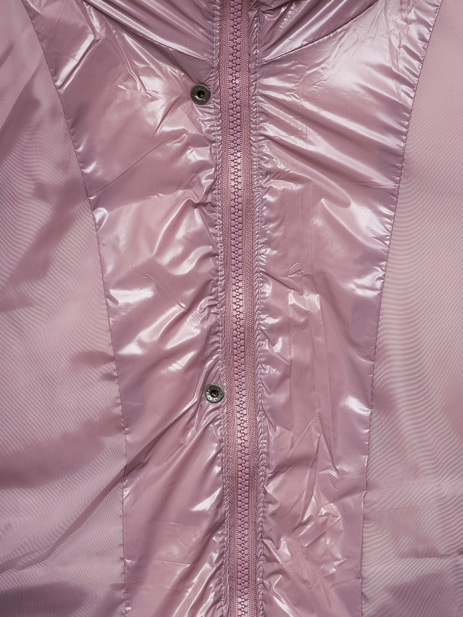 Лакированная куртка оверсайз для девочек, фото - 5
