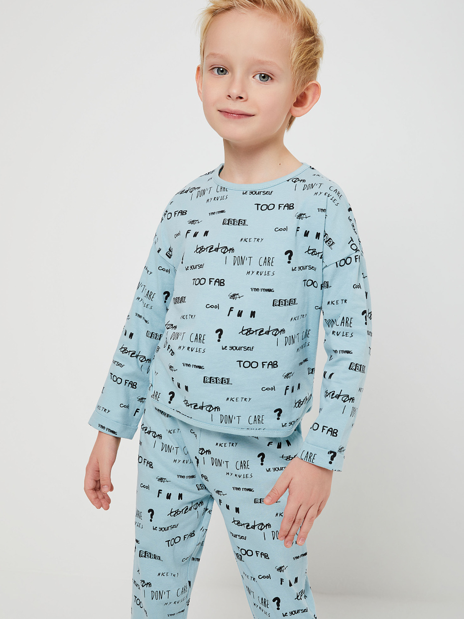 Трикотажная пижама для мальчиков, фото - 6