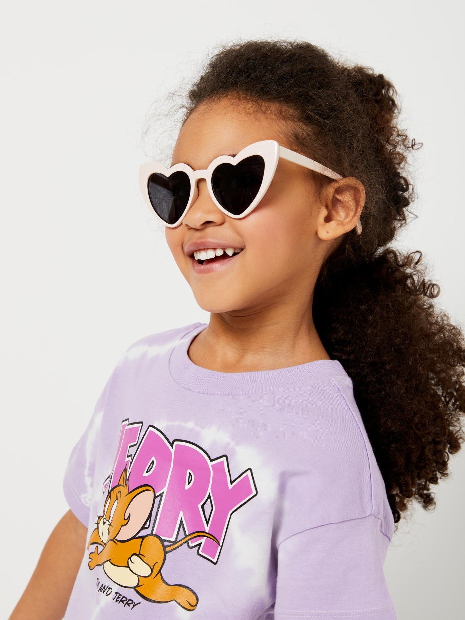 Детские солнцезащитные очки в форме сердечек, фото - 1