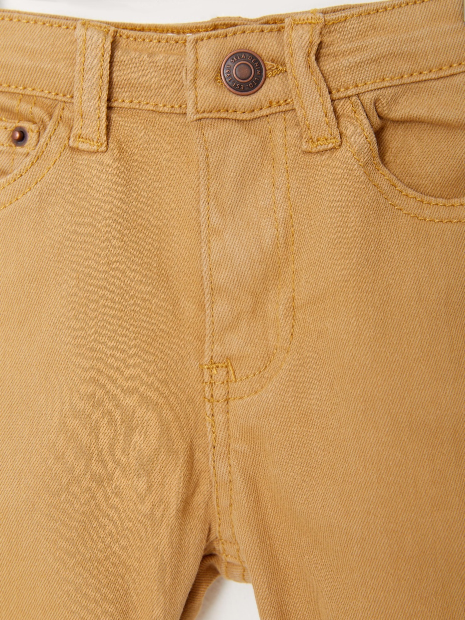 Джинсовые шорты с отворотами для мальчиков, фото - 3