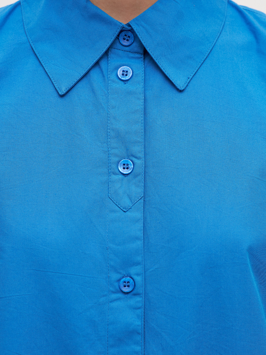 Рубашка оверсайз с короткими рукавами, фото - 5