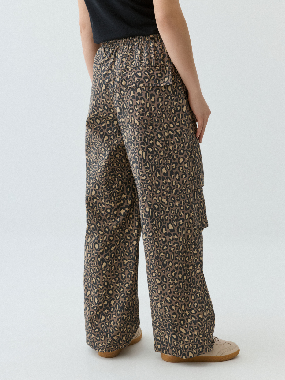 Леопардовые брюки-парашюты, фото - 4