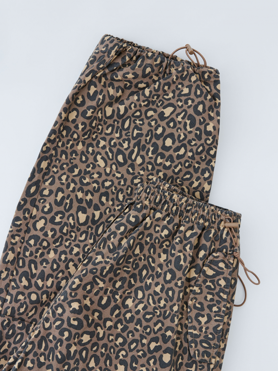 Леопардовые брюки-парашюты, фото - 7