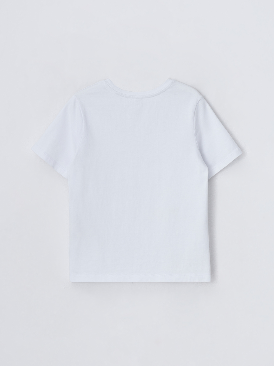 Базовая белая футболка детская, фото - 4