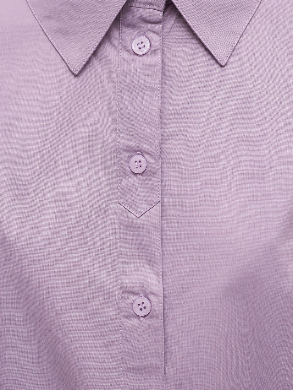 Рубашка оверсайз с короткими рукавами, фото - 5