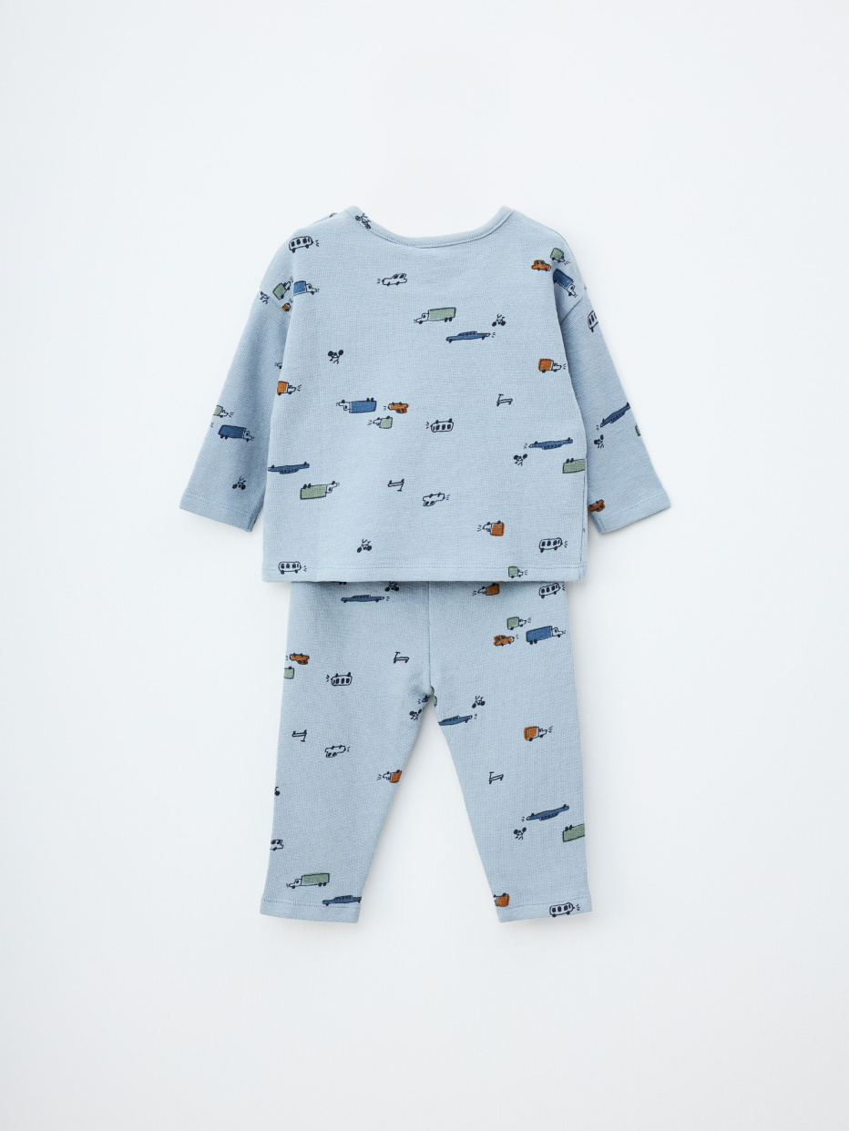 Пижама с принтом для малышей, фото - 2