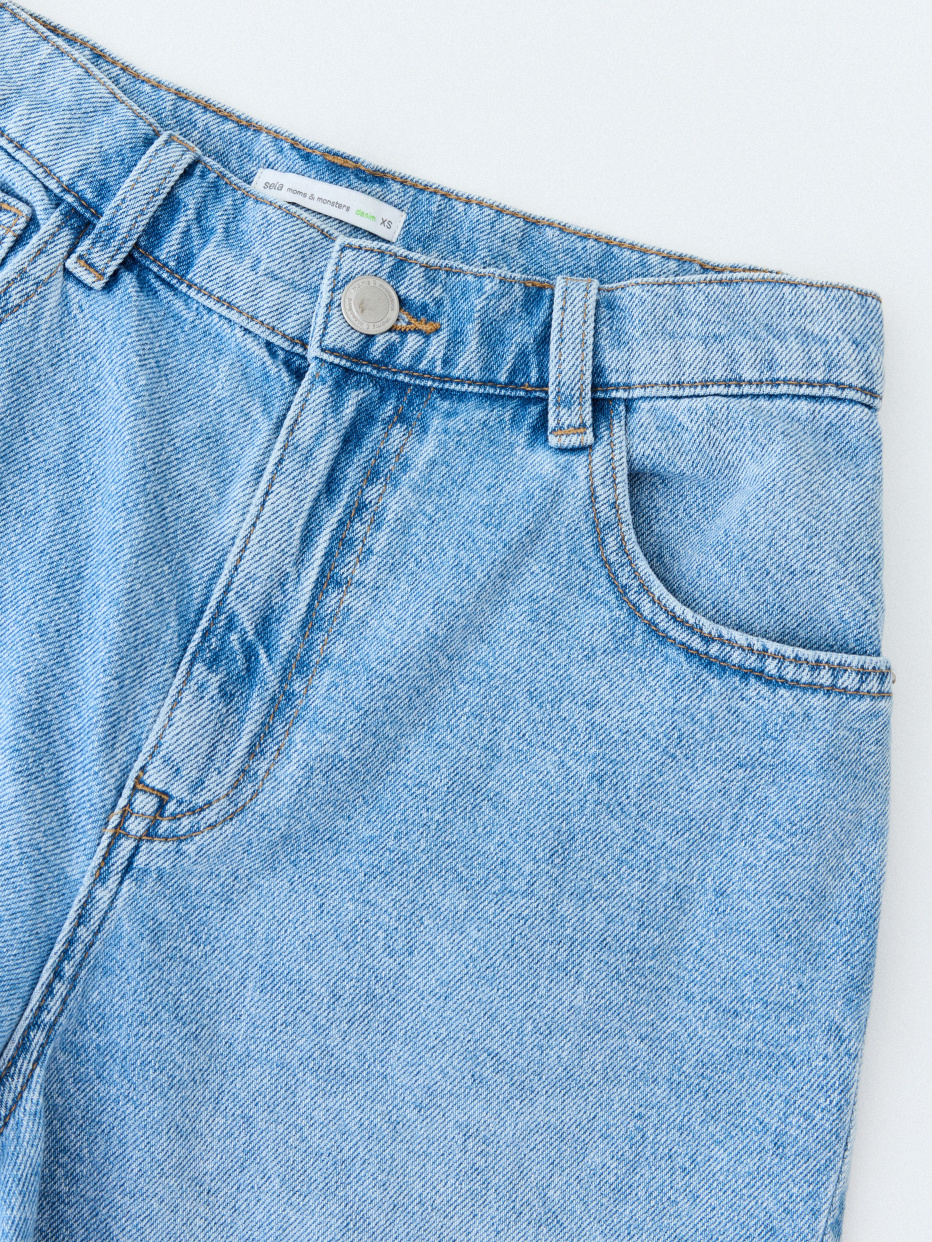 Удлиненные джинсовые шорты, фото - 7