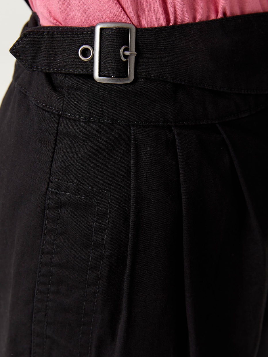 Укороченные брюки с пряжками, фото - 4