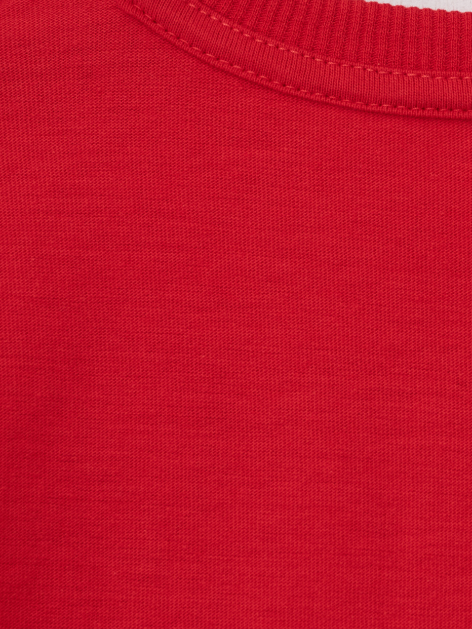 Красная футболка с принтом Superman для мальчиков, фото - 5