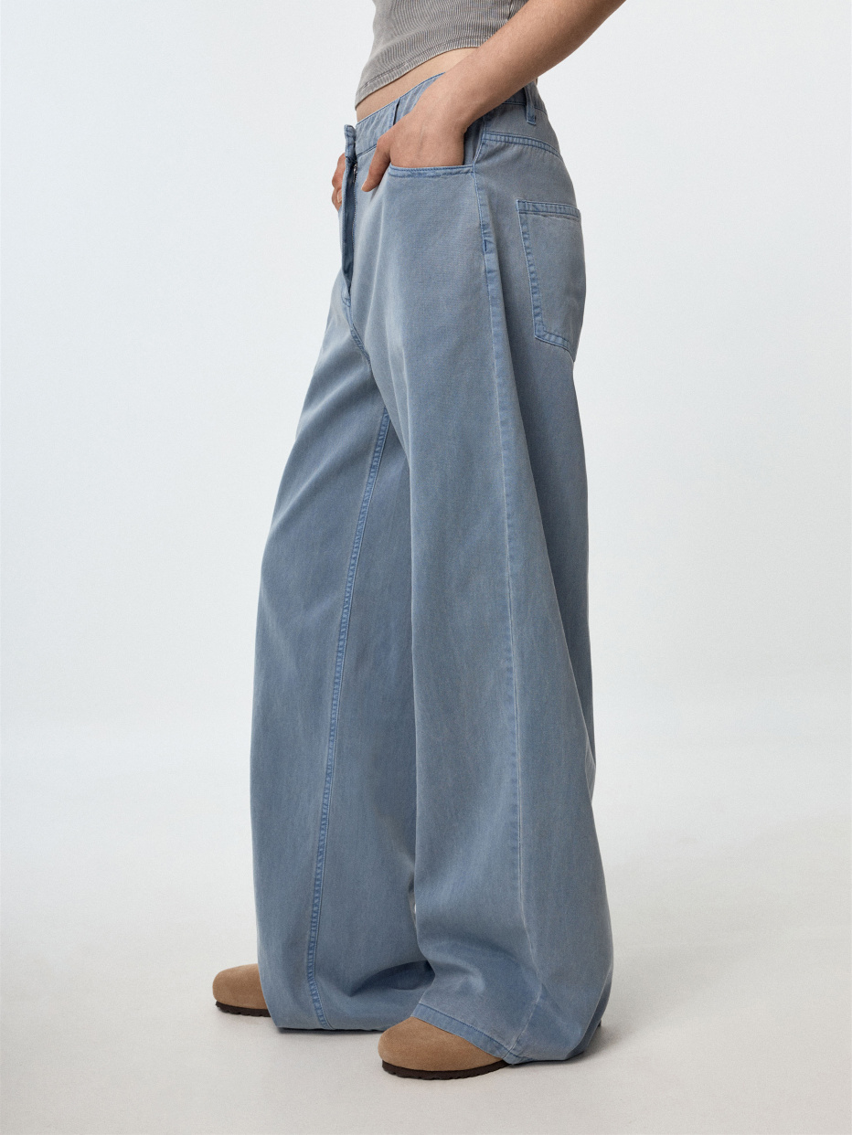 Широкие брюки из тенселя, фото - 4