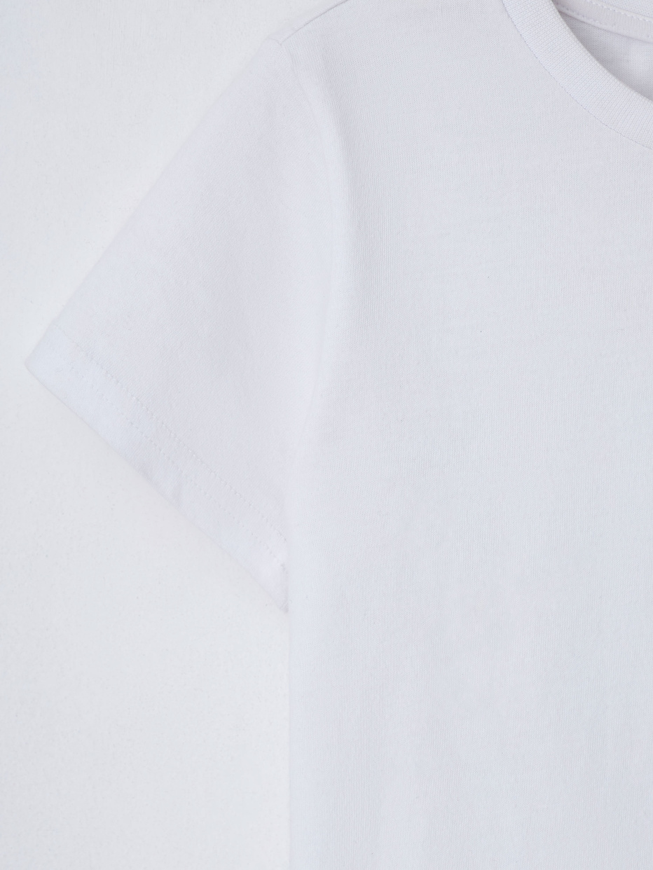 Набор детских базовых белых футболок, фото - 3