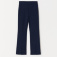 Трикотажные брюки с разрезами для девочек, цвет темно-синий