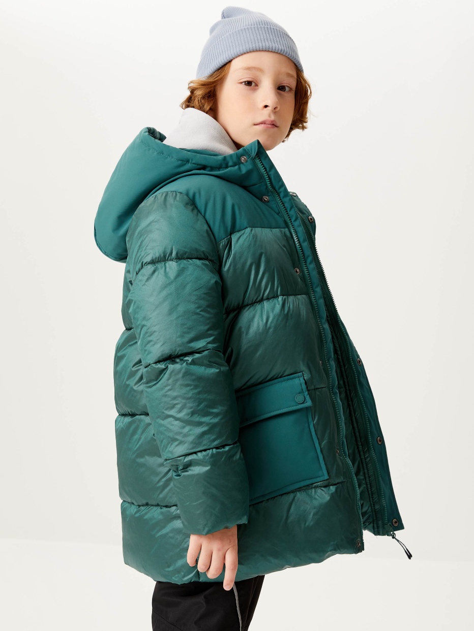 Комбинированная куртка для мальчика, фото - 6